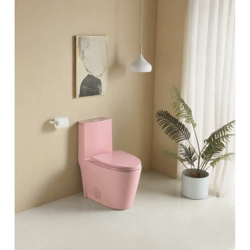 Toilette en céramique confortable économisant l'eau pour les maisons modernes