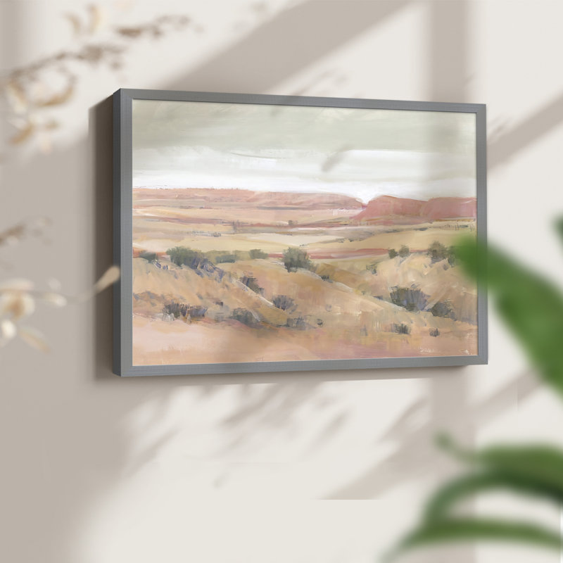Southwest Landscape I - Reproduction encadrée - Restickable, Gris, H 11 po x l 14 po