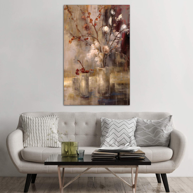 Floral by Simon Addyman - Wrapped Canvas Painting, 101.6 cm H x 66.04 cm W x 3.175 cm D