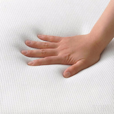 6 Inch Trifold Memory Foam Mattress, Portable Foldable Mattress For Camping, Rv, Travel, Yoga & Guest Use, Made In Usa