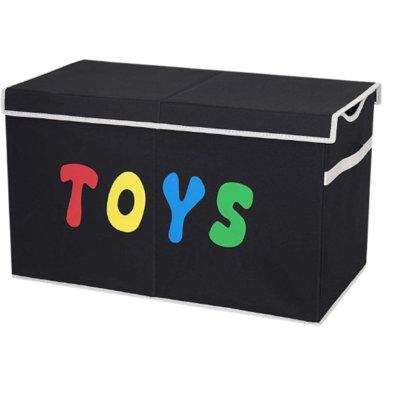 Toy Storage Chest, Collapsible Sturdy Bin With Lid