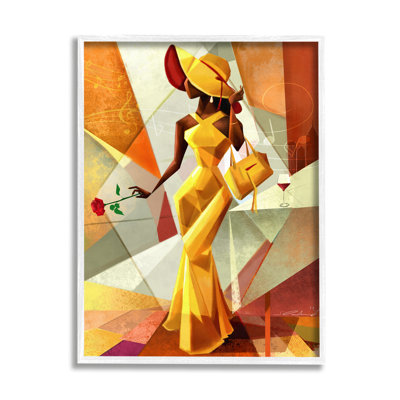 «Modern Cubist Fashion Girl» par Salaam Muhammad