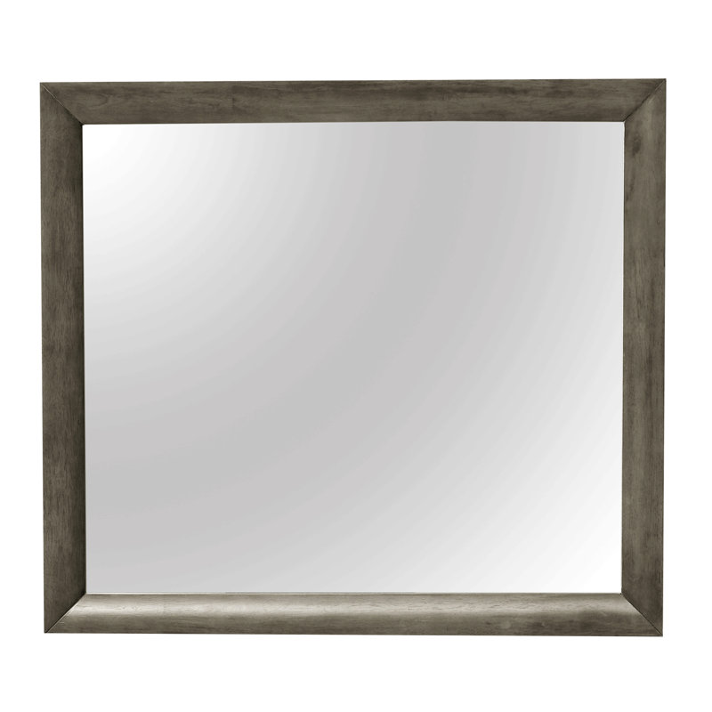 Miroir mural contemporain, Gris