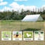 Cage à poules en métal avec cage imperméable et anti-UV pour utilisation dans une cour extérieure avec toit pointu -1209273350