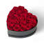 Arrangement de roses en boîte