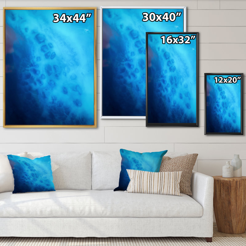Marbre luxueux, art sur toile fluide, H 8 po x l 12 po x P 1 po, Toile avec cadre flottant noir
