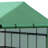 Outdoor Walk-In Greenhouse With Metal Shelves - Control Heat, Plants From Portable For Gardens Sun And Wind, 18 Organization