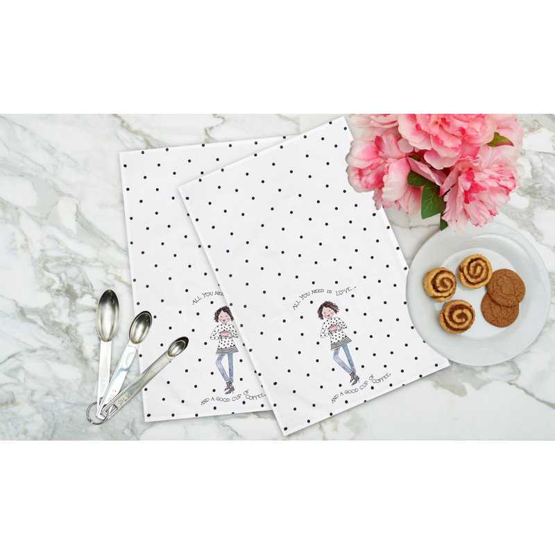 Serviette de cuisine Love You Latte