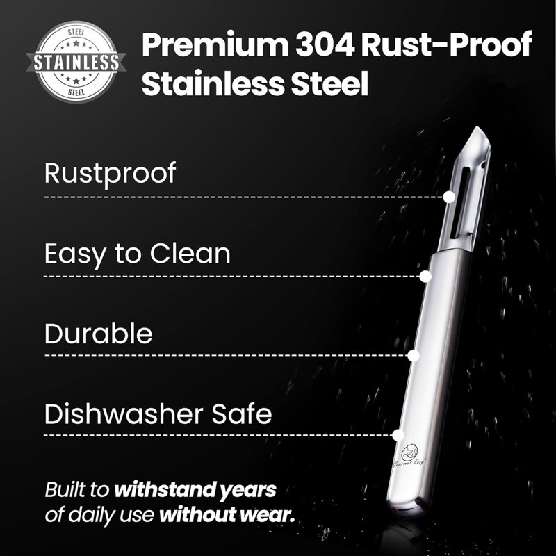 Gourmet Easy Stainless Steel Peeler