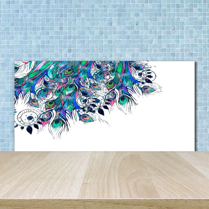 Behlau 50cm W x 100cm L Glass Peel and Stick Panel