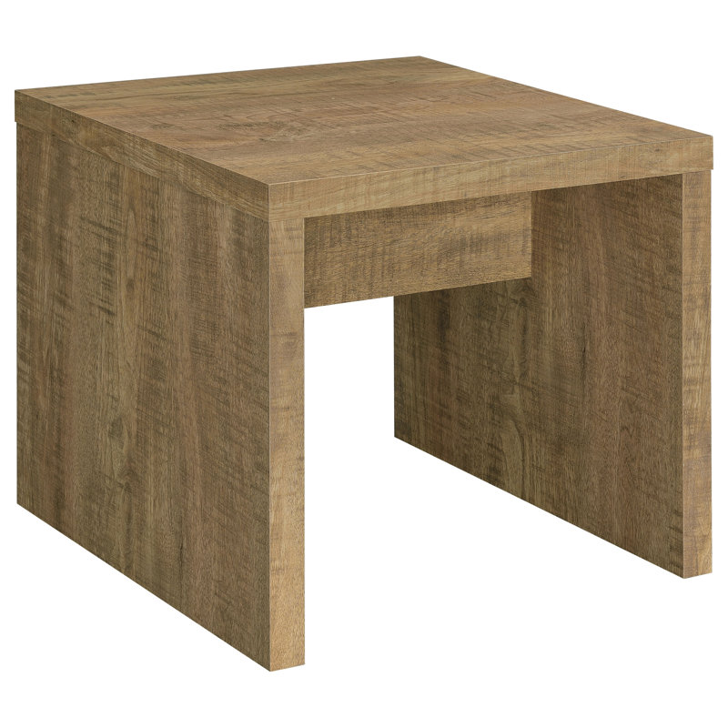 Yaviel Sophisticated Style - Papastamelos Square Engineered Wood End Table Mango