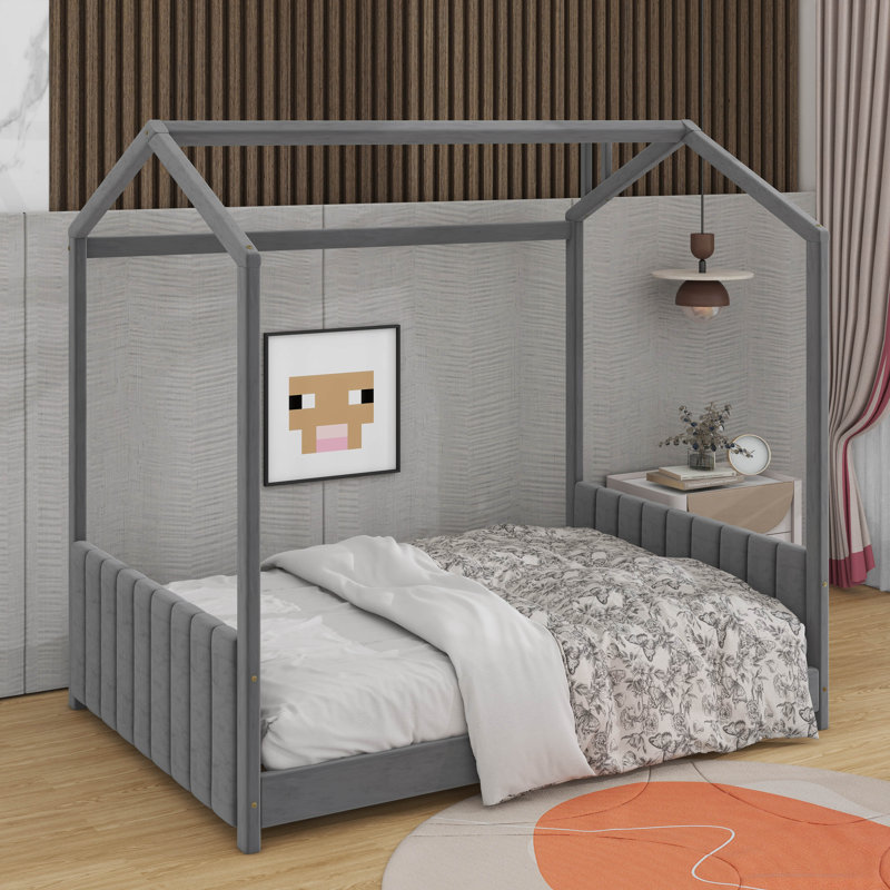 Lit en bois Velvet House, Double