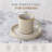 Stoneware 3oz Espresso Cup & Saucer Set (Set of 4)-1857311796