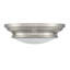 Plafonnier 2 lumières Meridian en nickel brossé-897497516