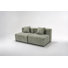 Canapé modulaire modulaire, canapé 2 places en chenille pour salon