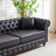 Canapé Chesterfield de salon avec accoudoirs roulés-1228629215