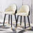 Modern PU Leather Bar Stool With High Back And Gold Footrest, 25" Seat Height-183681737-183521277