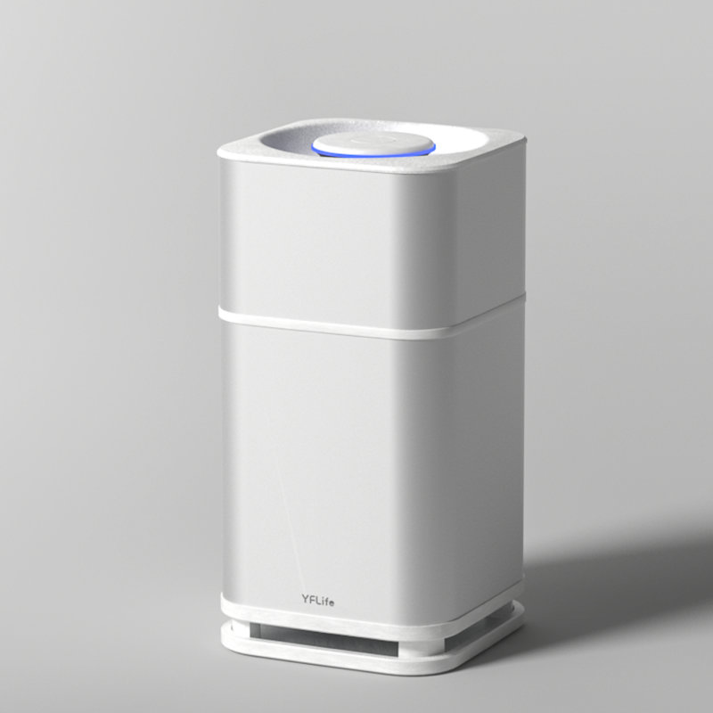 Purificateur d'air, Blanc / argenté