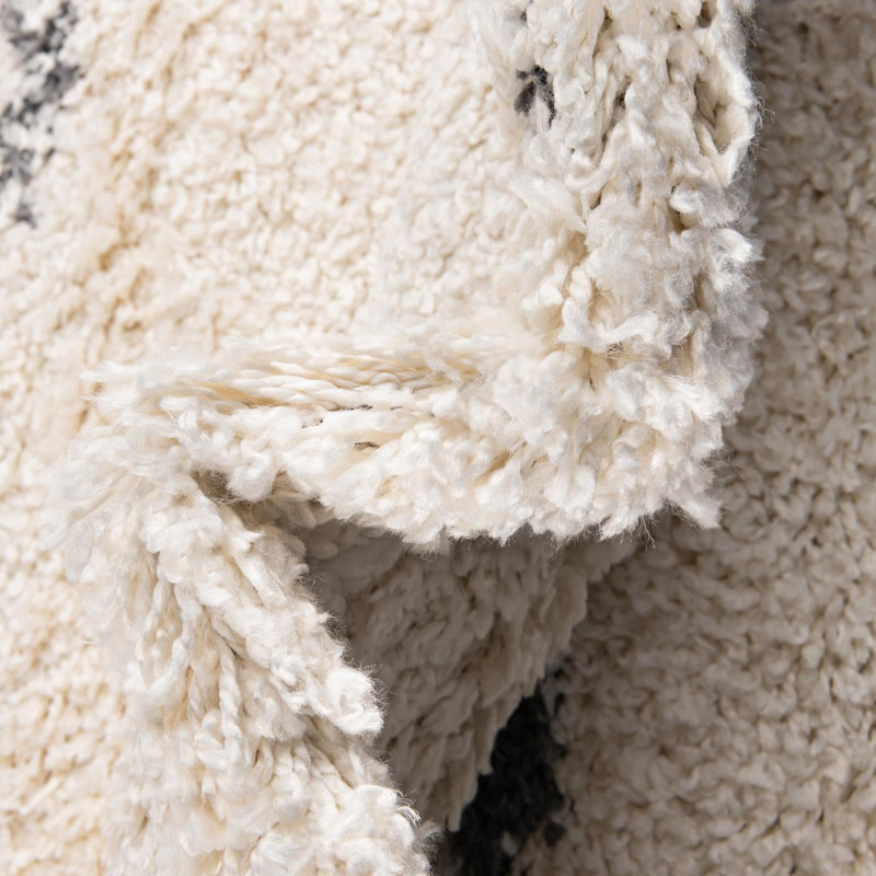 Knupp Abstract Indoor Rug, Round 5'3"