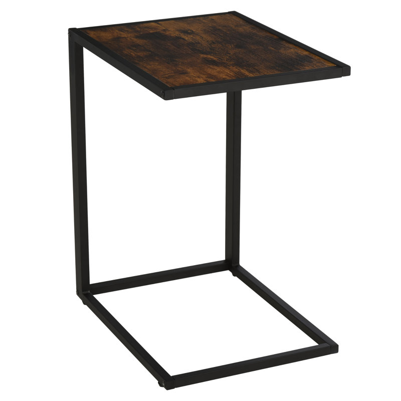 C Table End Table, Brown