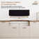 Fireclay Farmhouse Apron Kitchen Sink With LED Function Kitchen Faucet