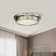 Atlas 14" Flat round LED Flush Mount ceiling light dimmable