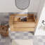 Meuble-lavabo mural 36 po, tiroir à fermeture en douceur (seulement meuble-lavabo, sans lavabo)