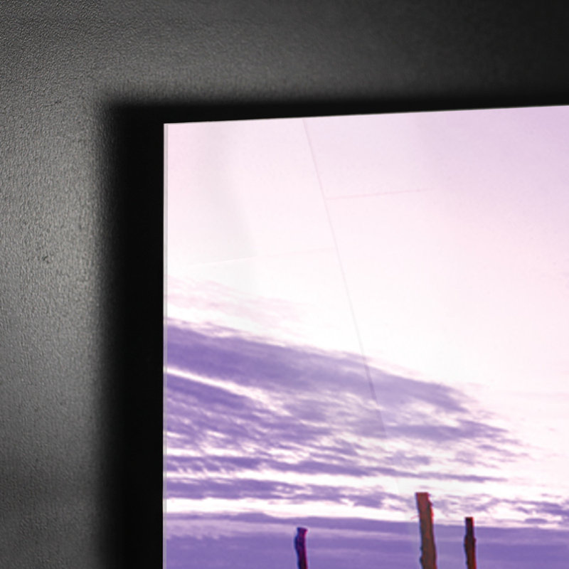 Venice 1 Piece Wall Art on Glass, 65cm H x 95cm W