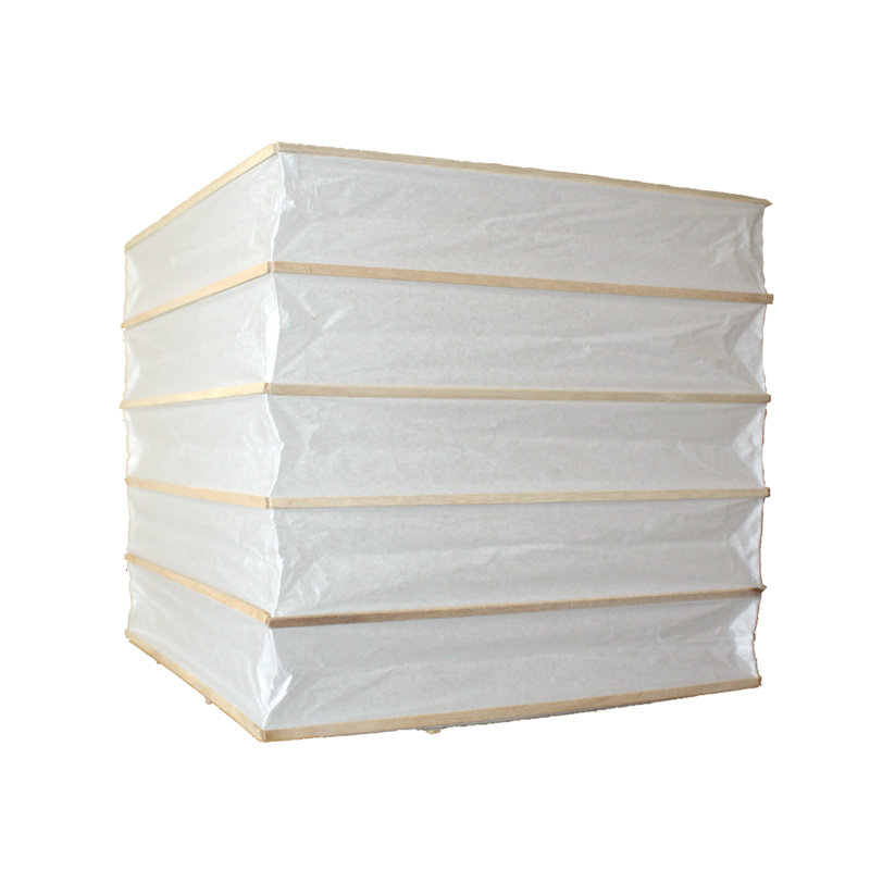 30cm H Paper Square Pendant Shade ( Screw On ), Natural