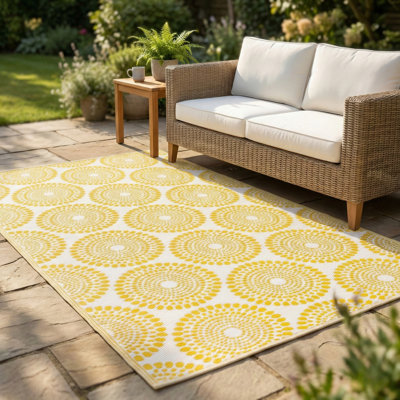 Tapis d'extérieur paille en plastique imperméable Oliviera