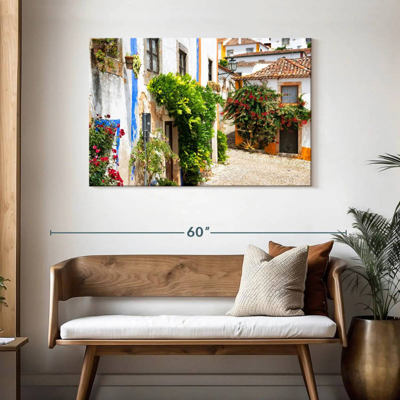 Lilie, vieille ville d'Obidos, H 30 po x l 45 po