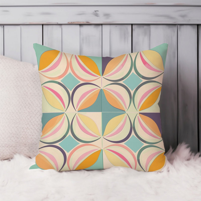 Abstract Retro 70s Hippie Pattern III Retro