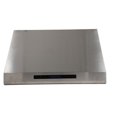 Hotte sous un meuble à conduit 36 "1100 CFM en nickel brossé