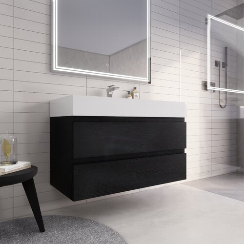 Wayfair | 42 Inch Black Bathroom Vanities You'll Love in 2023