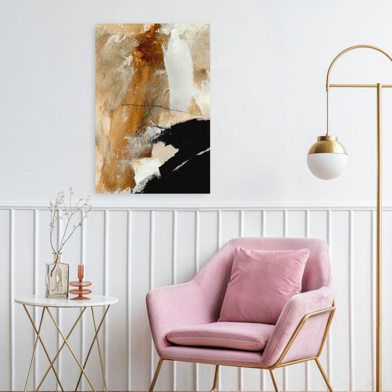Art contemporain contemporain abstrait, H 24 po x l 16 po