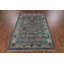 Tapis indien gris fait à la main Oushak 6 x 9