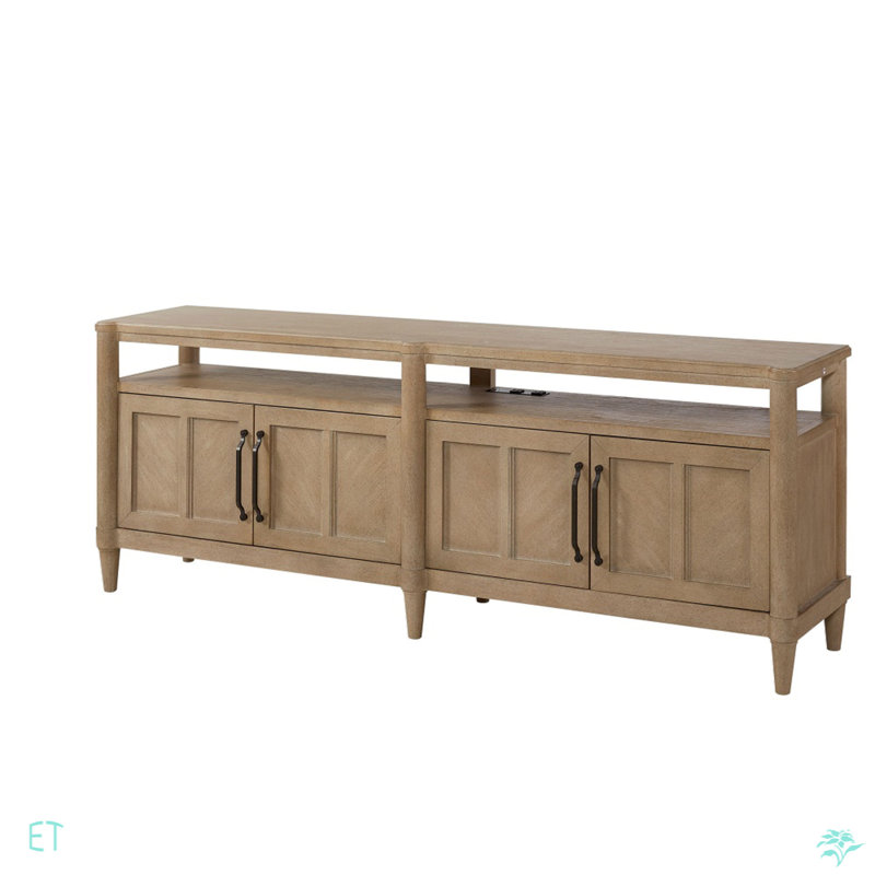 72" Entertainment Console In Sand Finish