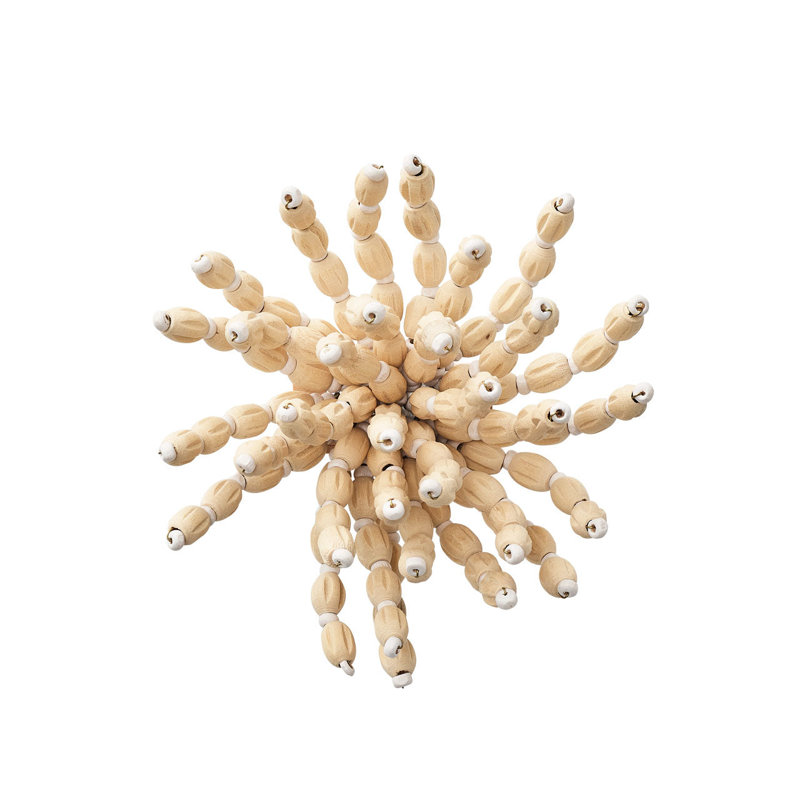 Reed Napkin Ring, Natural/White