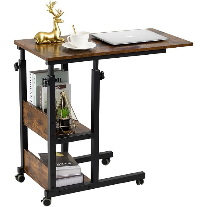 Mickles End Table, Rustic Brown
