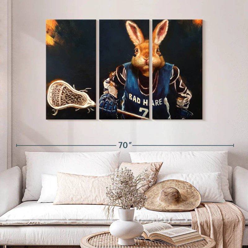 Brampt Game Face, 32" H x 50" W