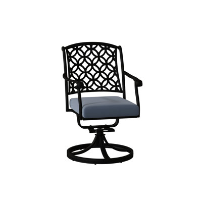 Fauteuil de patio pivotant avec coussin Casa