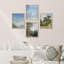 «Classic Sky and Landscape Realistic Nature», impression sur papier 4 pièces-97770184-97770183