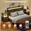 38cm W Metal Bedside Table