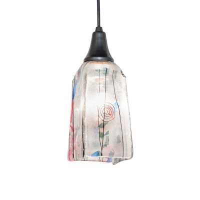Luminaire suspendu carré 1 lumière Kalanchoe