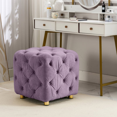 Décoration moderne de salon mauve moderne - Velours doux, polyvalent et confortable pour la chambre à coucher, design unique, ajoute du style