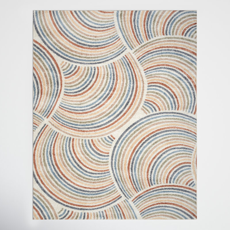 Aramus Abstract Indoor Rug, Rectangle 7'10" x 10'