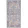 Machine Washable Oriental Blue/Red Area Rug