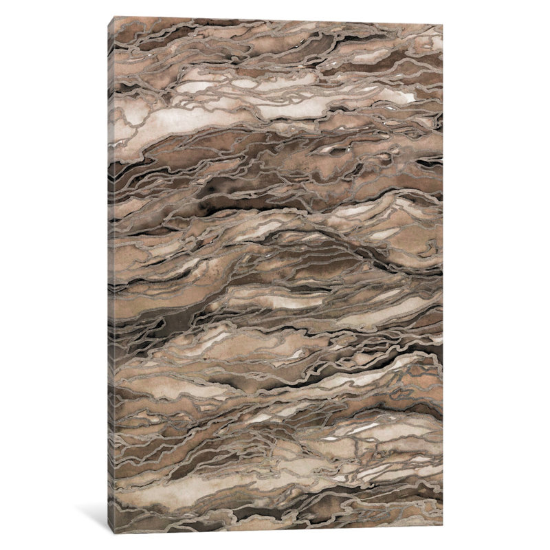 Marble Modern & Contemporary, Black Framed Fine Art Paper, White, 24" H x 16" W x 1" D