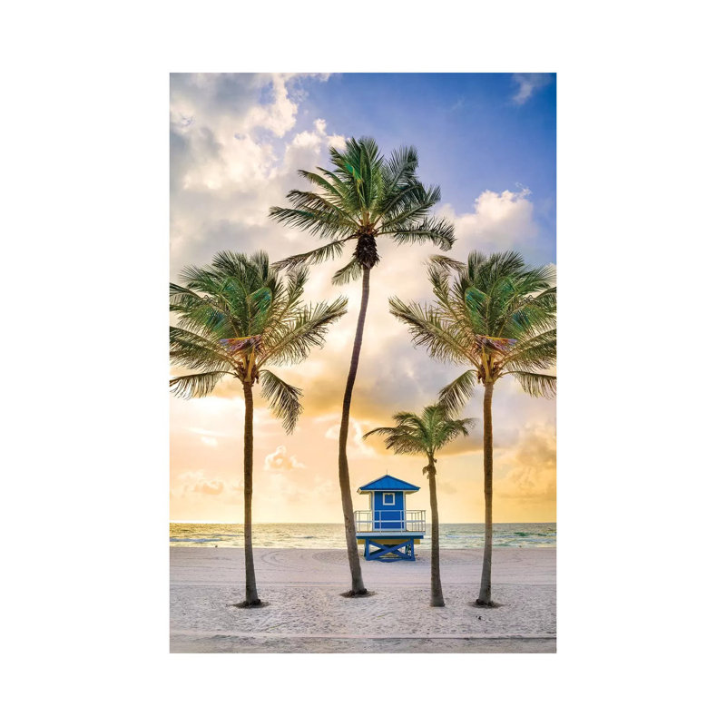 Florida Beach Sunrise by Susanne Kremer - Print on Canvas, Wrapped Canvas, 30.48cm H x 20.32cm W x 1.91cm D