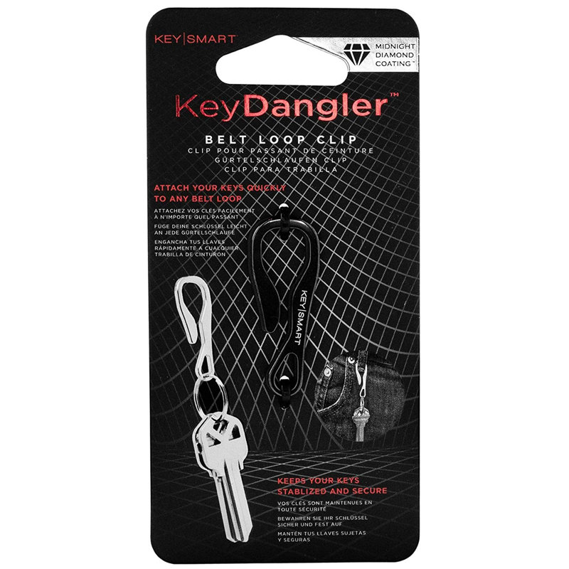 Attache pour ceinture Key Dangler, Noir